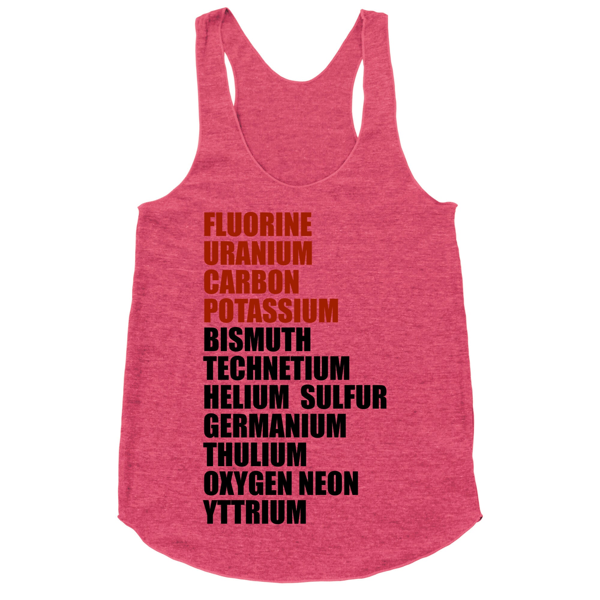 Chemistry Rap Tribute Racerback Tank